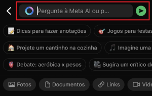 Barra Meta AI